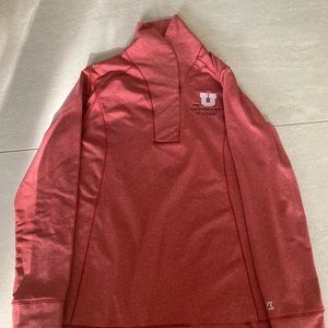 University of Utah pullover cowl neck. So warm!